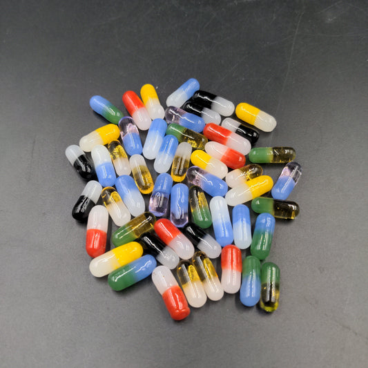 Dual Color Glass Terp Pills | Individual Pills-Avernic Smoke Shop