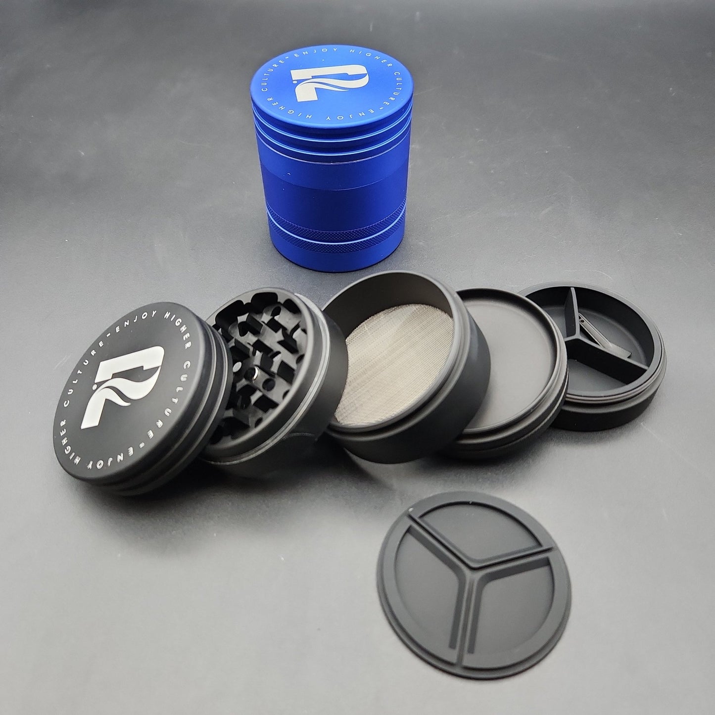 Pulsar Herb/Wax Storage Grinder | 5pc | 2.5" - Meech Madness Smoke Shop