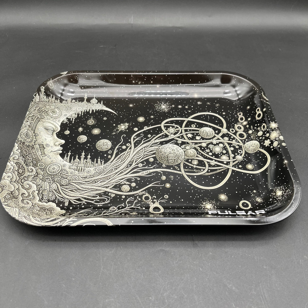 Pulsar Large Metal Rolling Tray | Moon's Outreach | 13"x11"