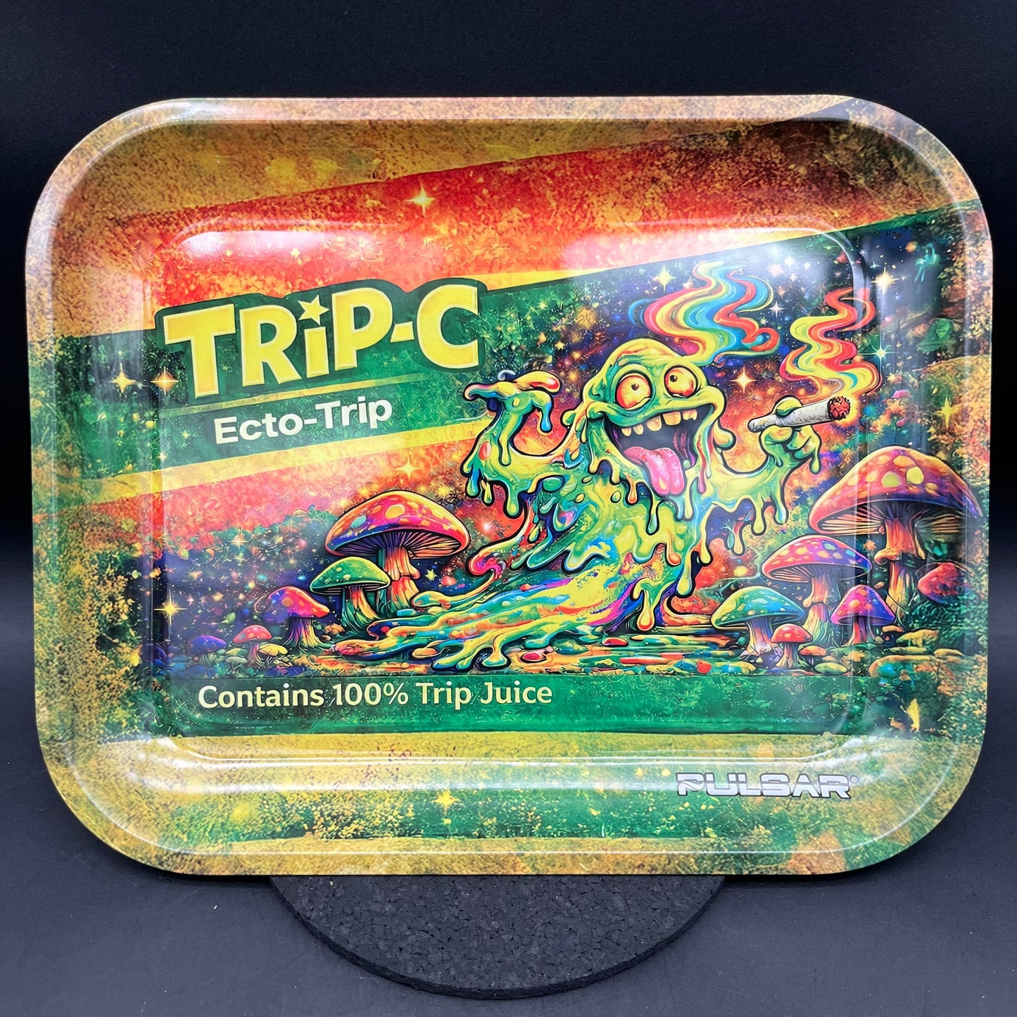 Pulsar Large Metal Rolling Tray | Trip-C | 13"x11"-Avernic Smoke Shop