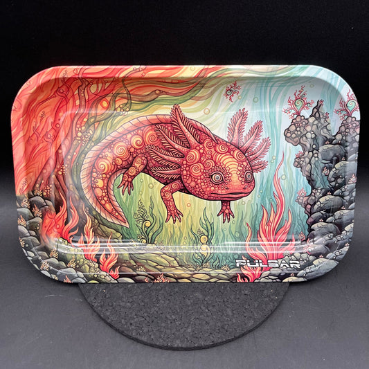 Pulsar Metal Rolling Tray | Hellbender | 11"x7"-Avernic Smoke Shop