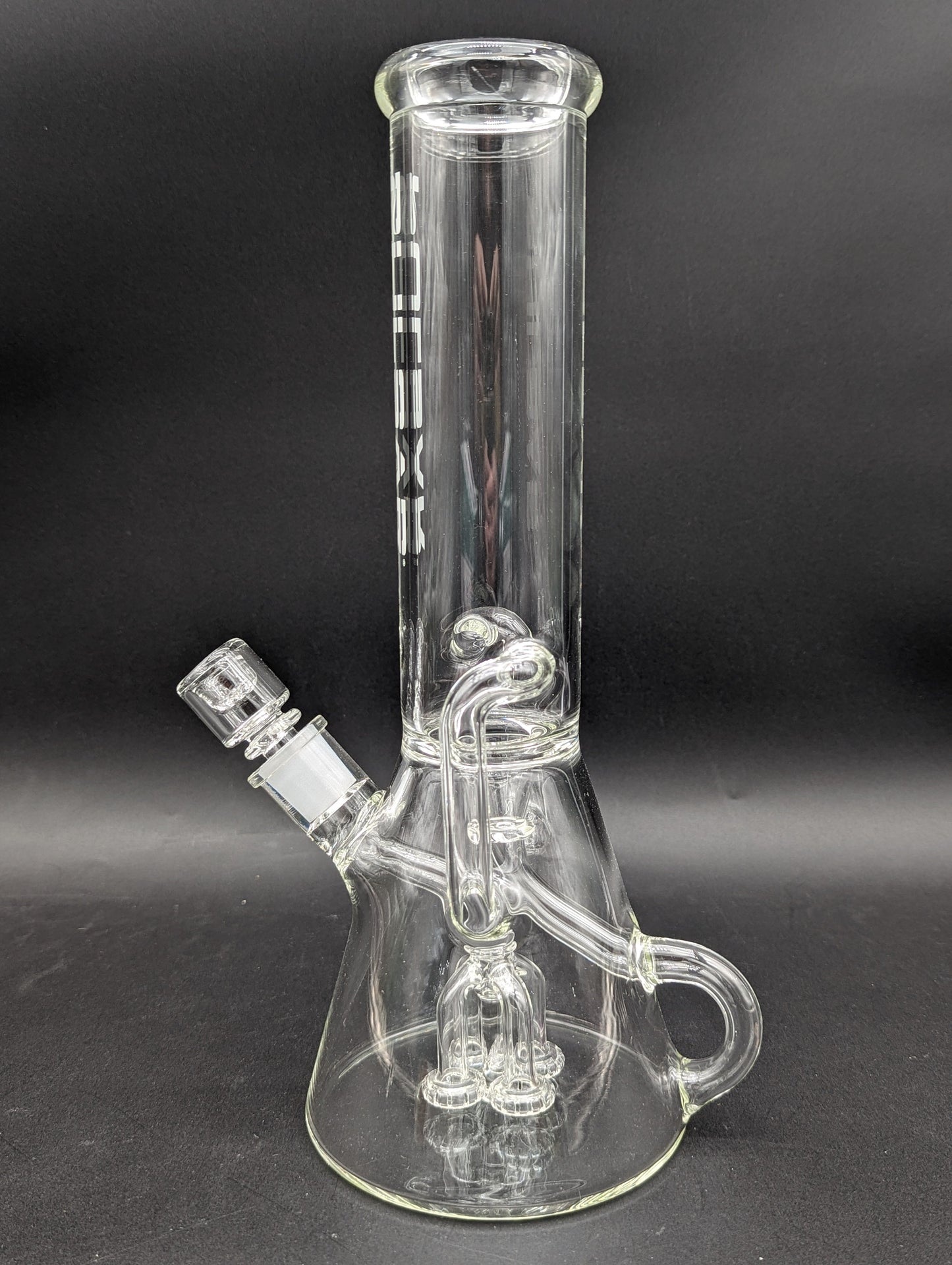 Pulsar Quad-Arm Showerhead Recycler Beaker Bong | 12"-Avernic Smoke Shop