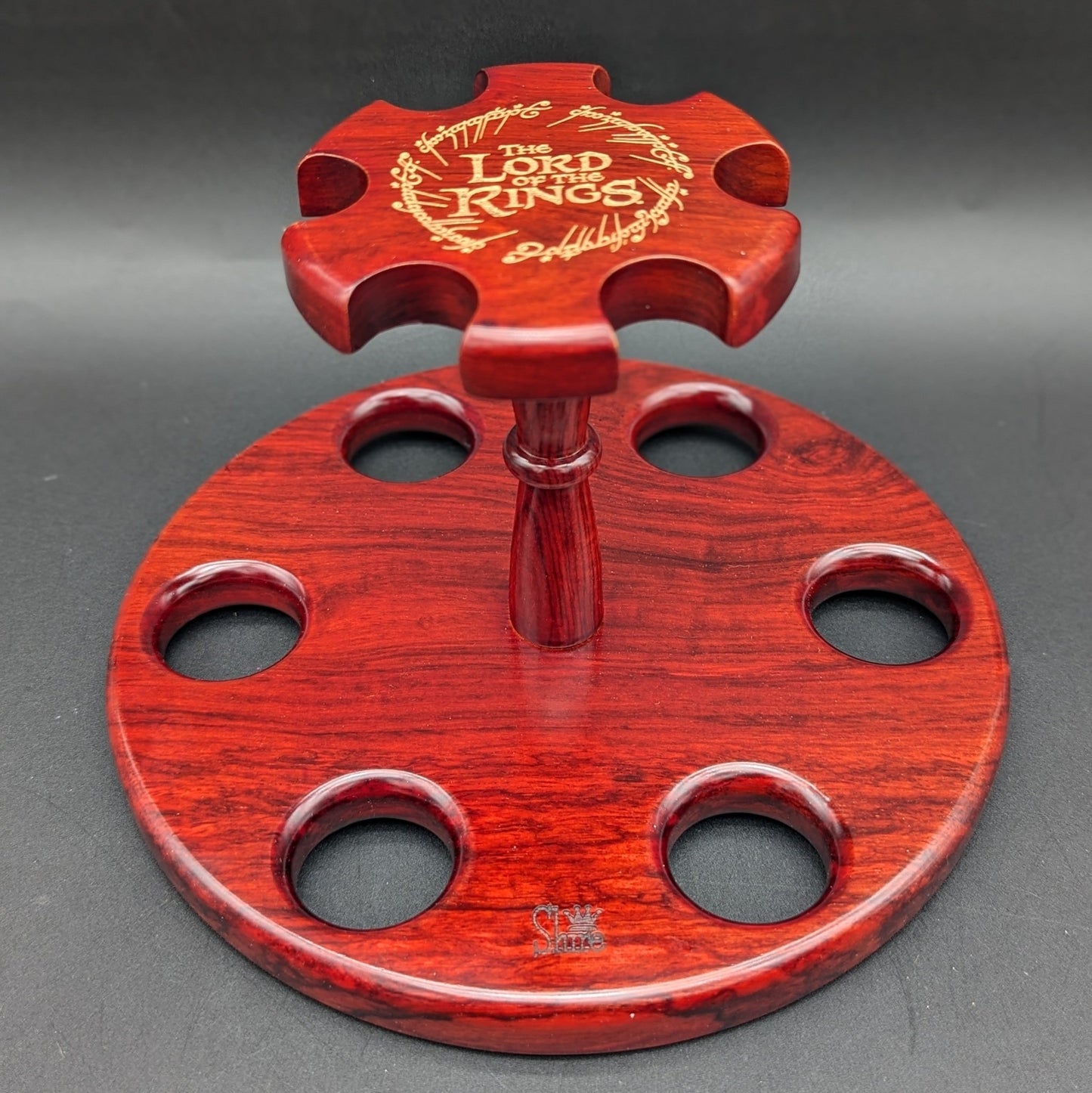 Pulsar Shire Pipes COUNCIL OF ELROND™ Multi - Pipe Wooden Display Stand | 8"x5" - Meech Madness Smoke Shop