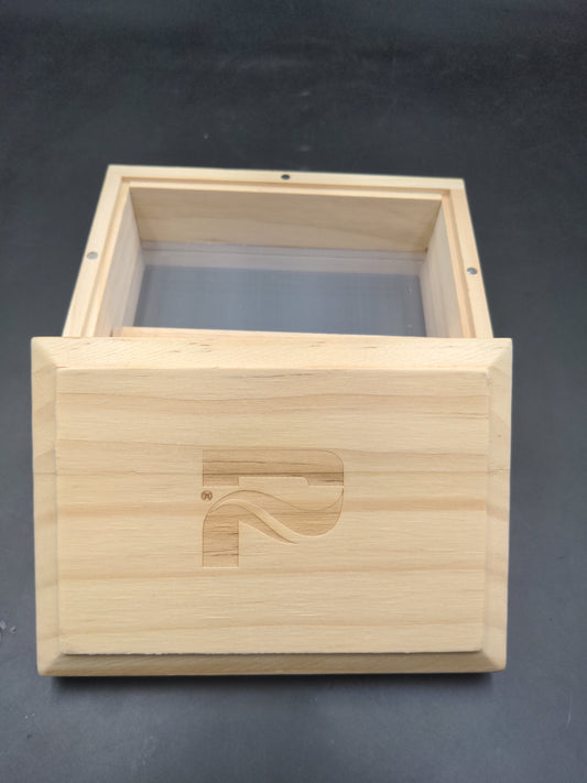 Pulsar Sifter Box w/ Rolling Tray | 4" x 5.75" | Pine-Avernic Smoke Shop