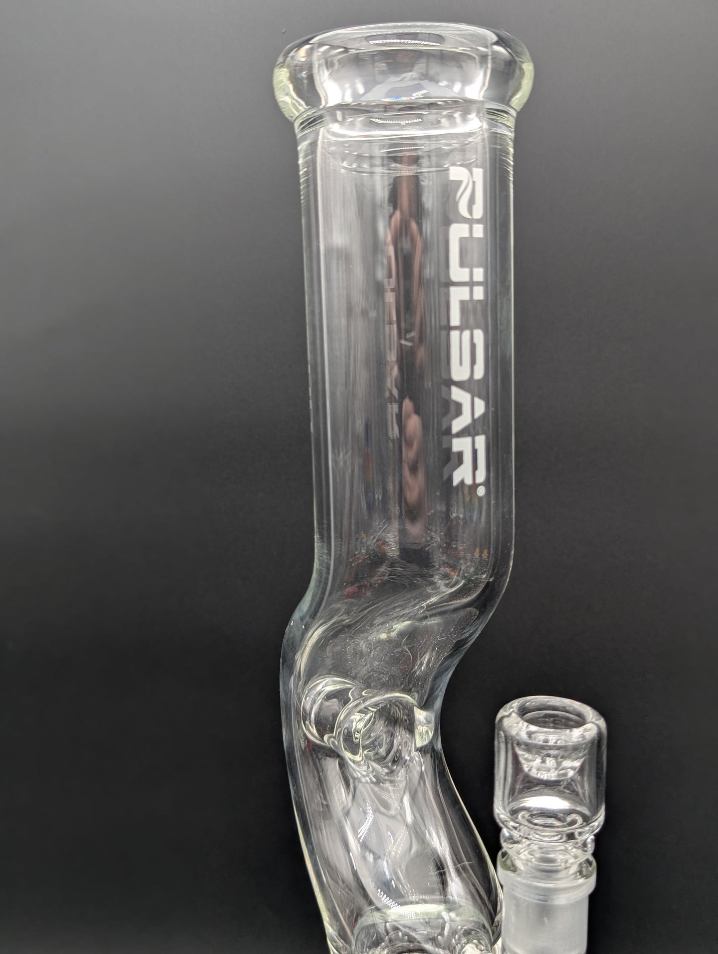 Pulsar Swiss Perc Kink Neck Glass Bong | 18"-Avernic Smoke Shop