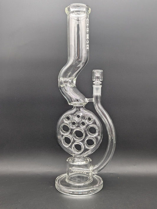 Pulsar Swiss Perc Kink Neck Glass Bong | 18"-Avernic Smoke Shop