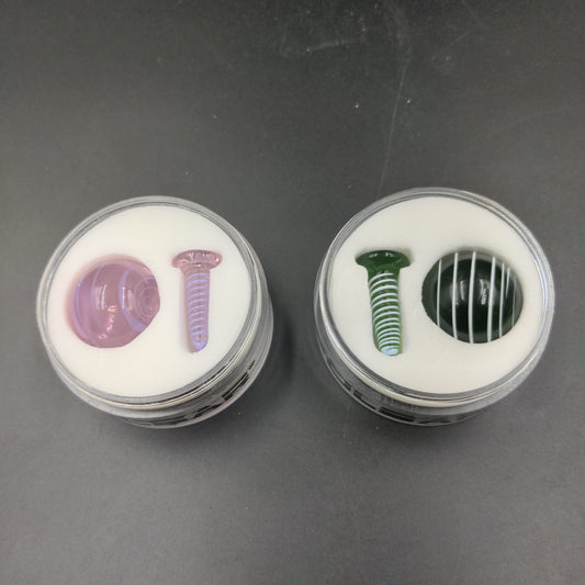 Pulsar Terp Slurper Screw & Marble Set | 2pc-Avernic Smoke Shop