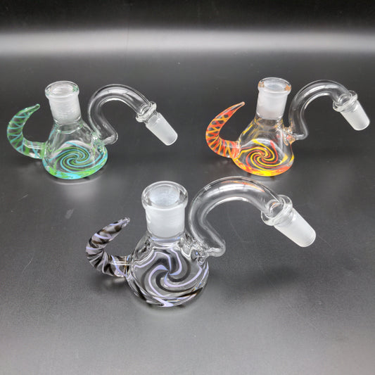 Pulsar Worked Claw Ash Catcher - 14mm 45 Degrees-Avernic Smoke Shop