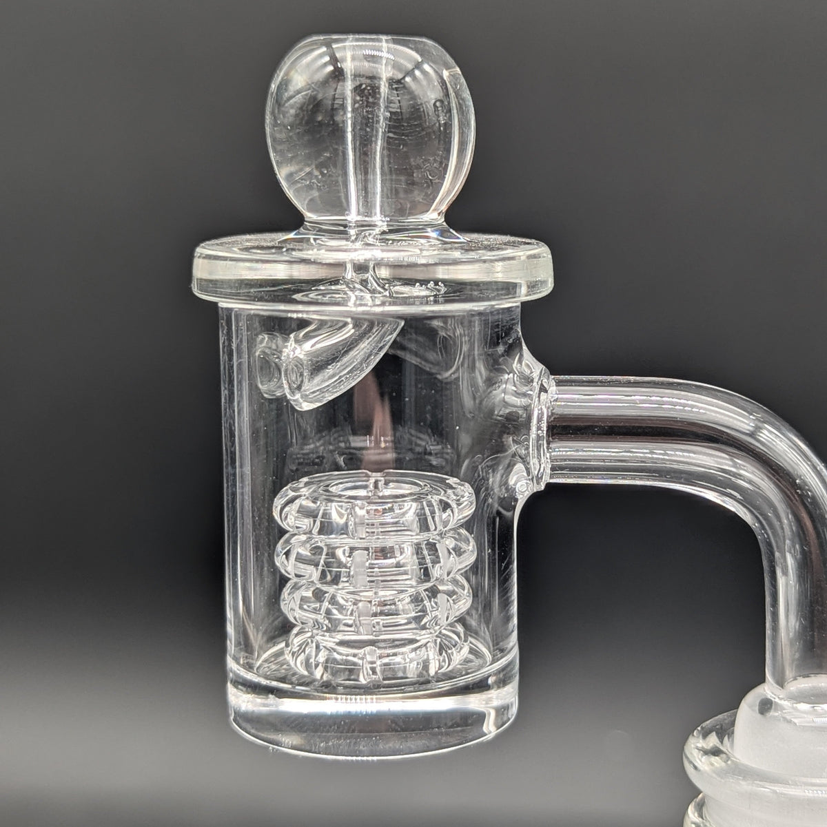 Quartz Diamond Knot 18mm OD Banger Insert-Meech Madness Smoke Shop