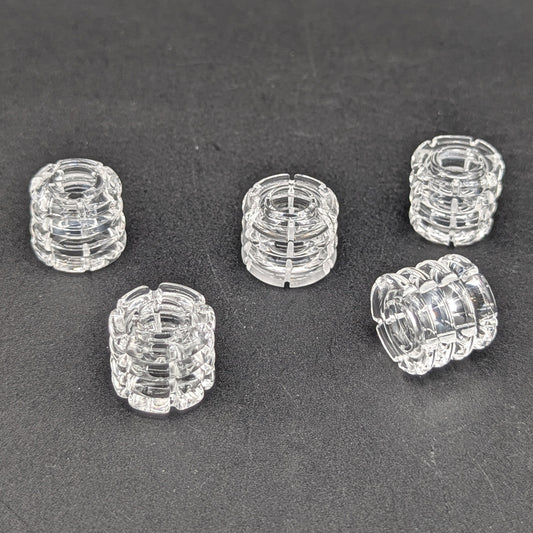 Quartz Diamond Knot 18mm OD Banger Insert-Meech Madness Smoke Shop