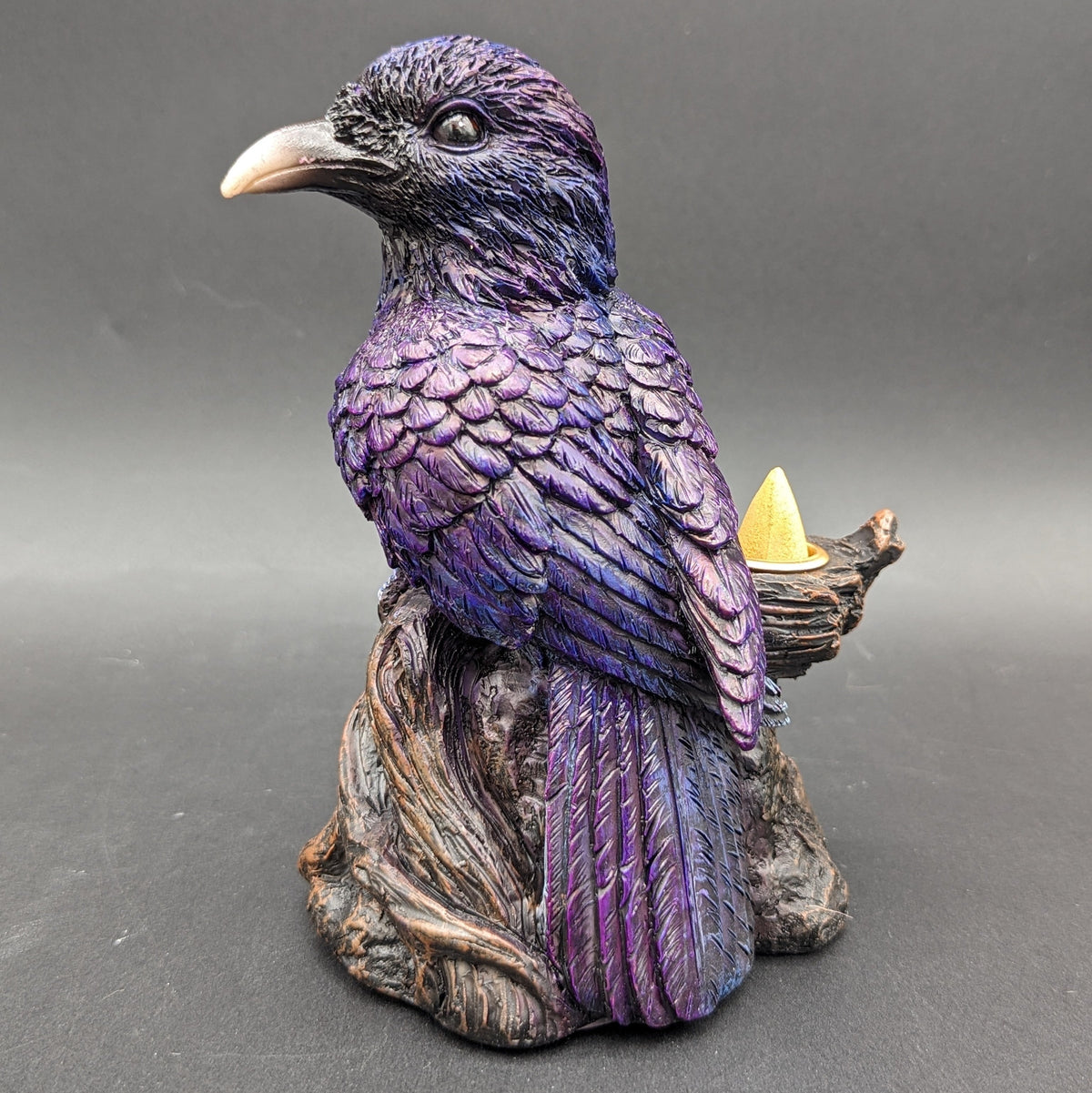 Quoth the Raven Backflow Polyresin Incense Burner-Meech Madness Smoke Shop
