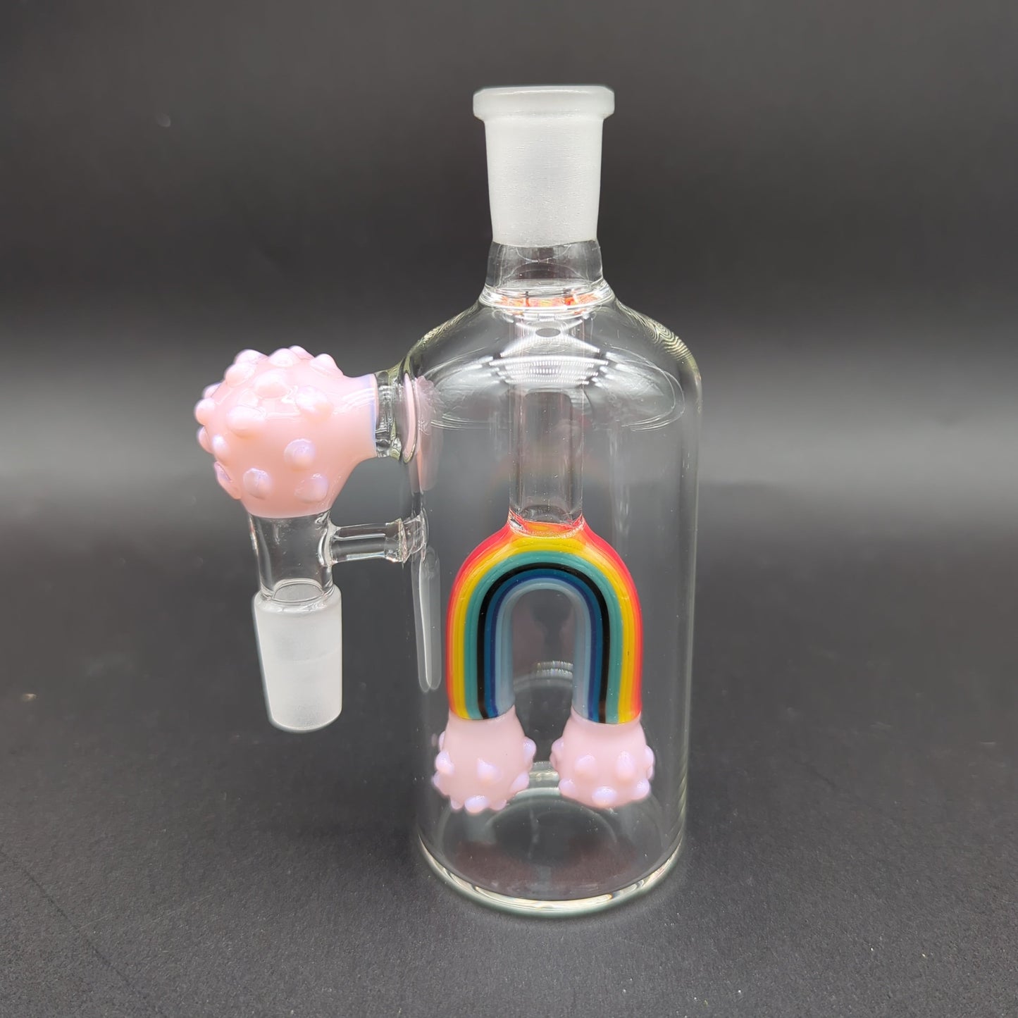 Rainbow Clouds Ash Catcher 14mm-Meech Madness Smoke Shop