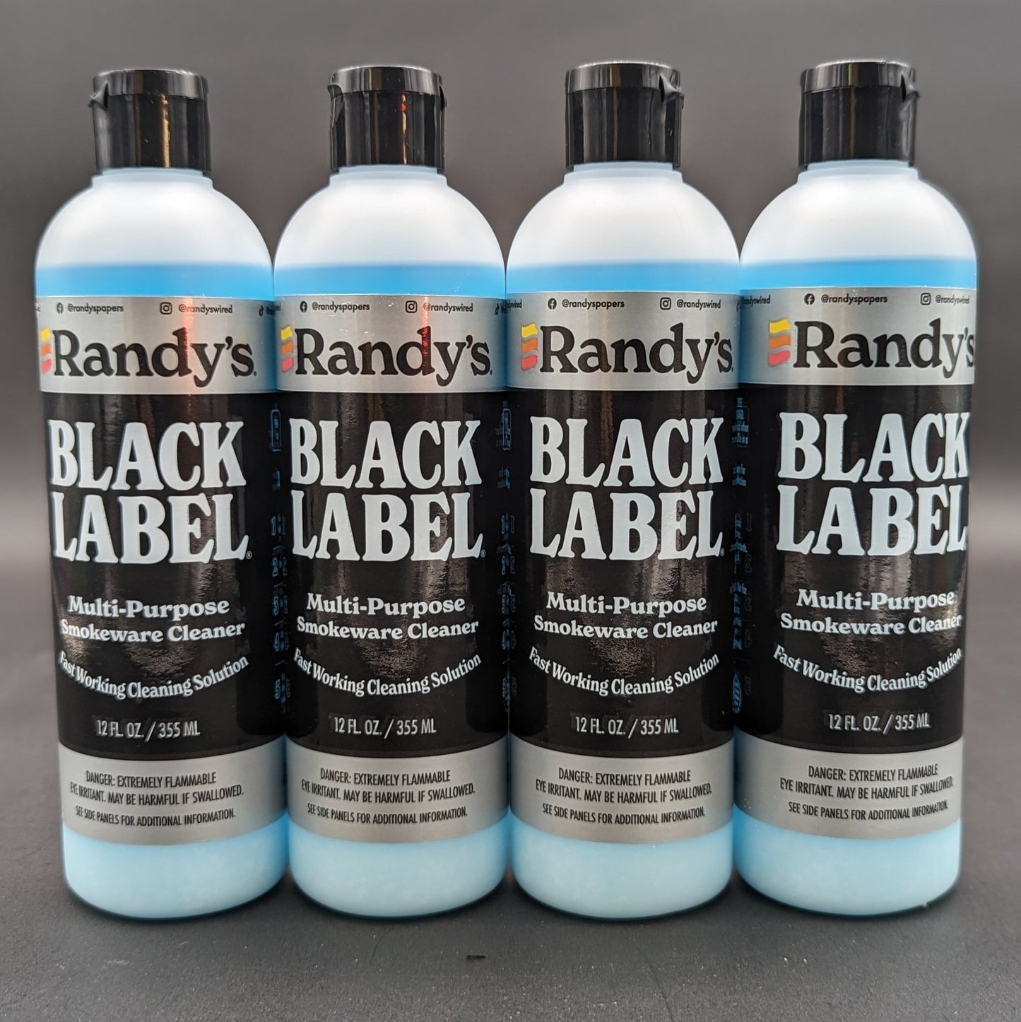 Randy's Black Label Glass Cleaner - 12oz Bottle - Meech Madness Smoke Shop