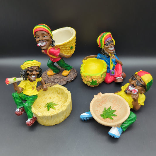 Rastafarian Ashtrays - Multiple Options-Avernic Smoke Shop
