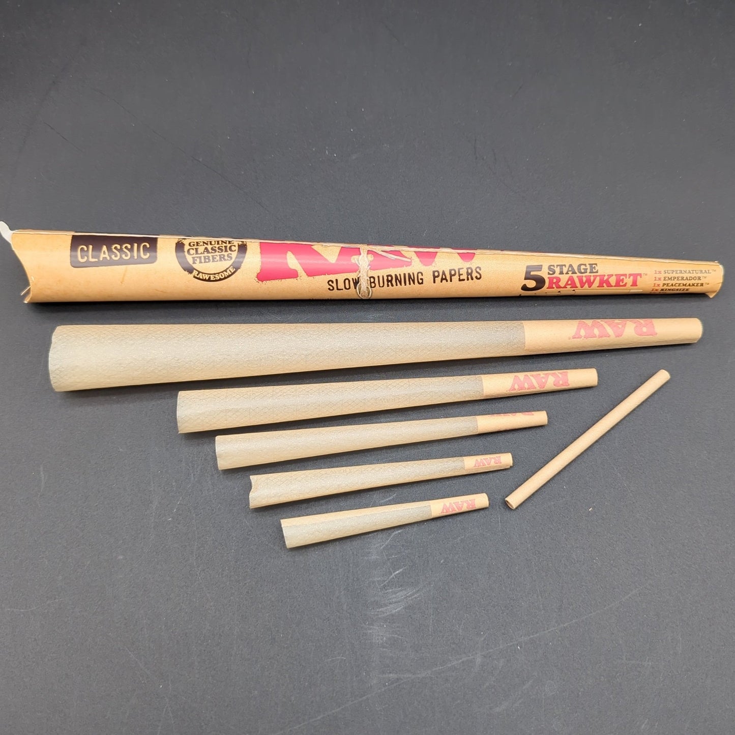 RAW 5 Stage RAWKET Cone Set - Meech Madness Smoke Shop