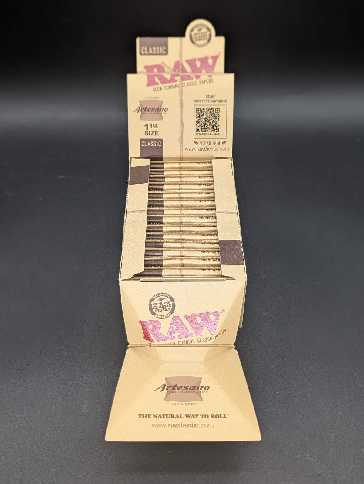 RAW Artesano Tray Rolling Papers & Tips | 1 1/4" Slim-Avernic Smoke Shop