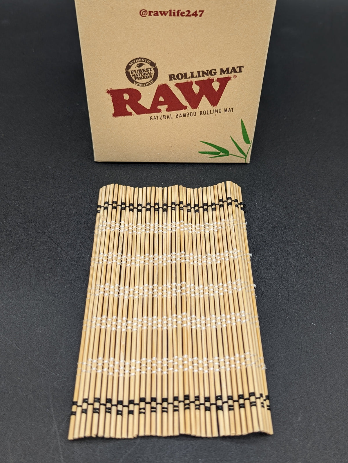Raw Bamboo Rolling Mat-Meech Madness Smoke Shop