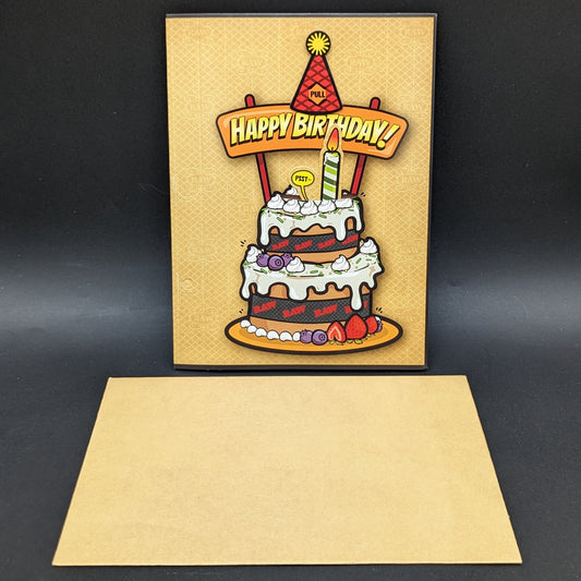 RAW® - Birthday Card-Meech Madness Smoke Shop