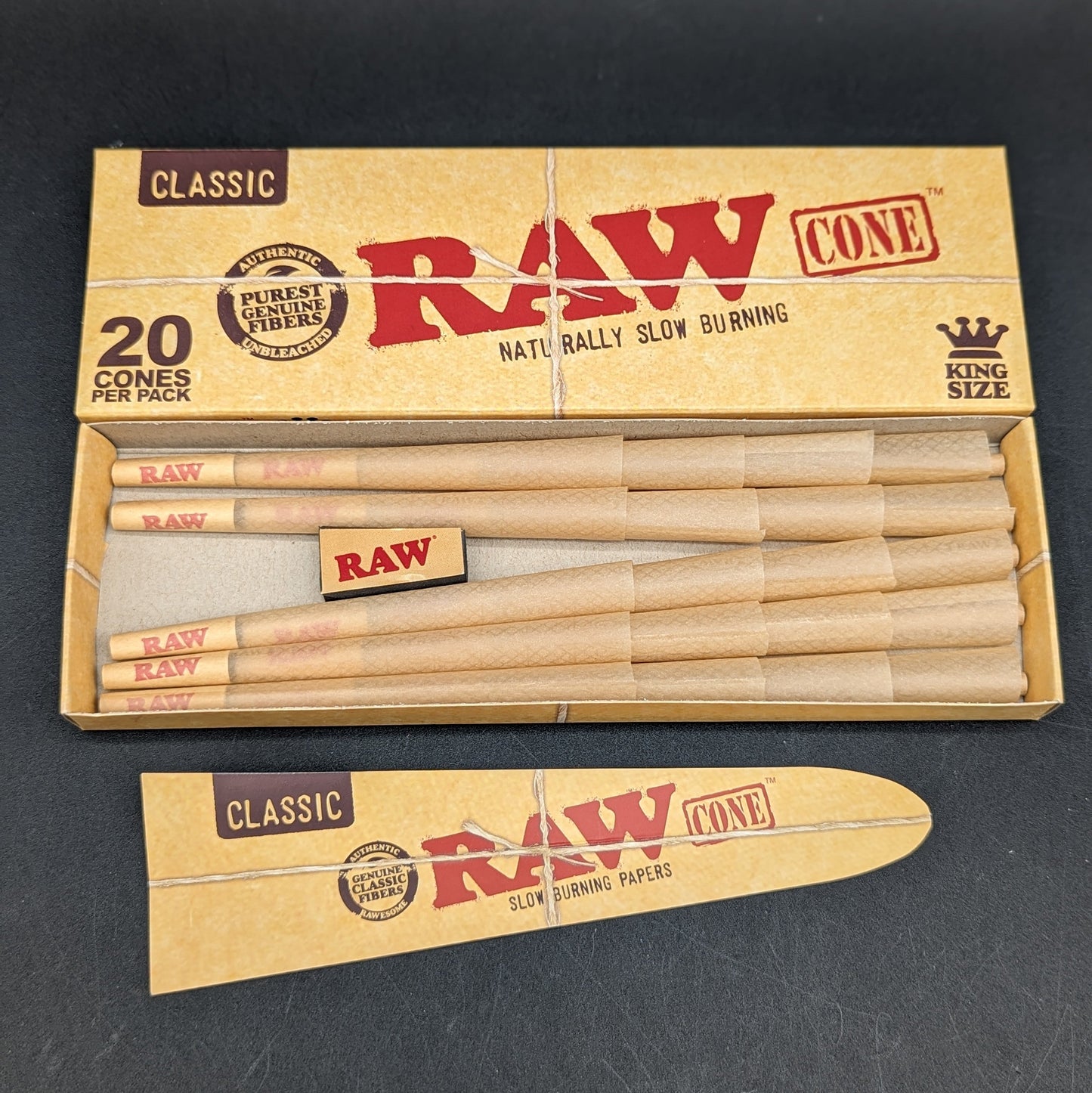 RAW Classic Cone King Size | 20pk-Avernic Smoke Shop