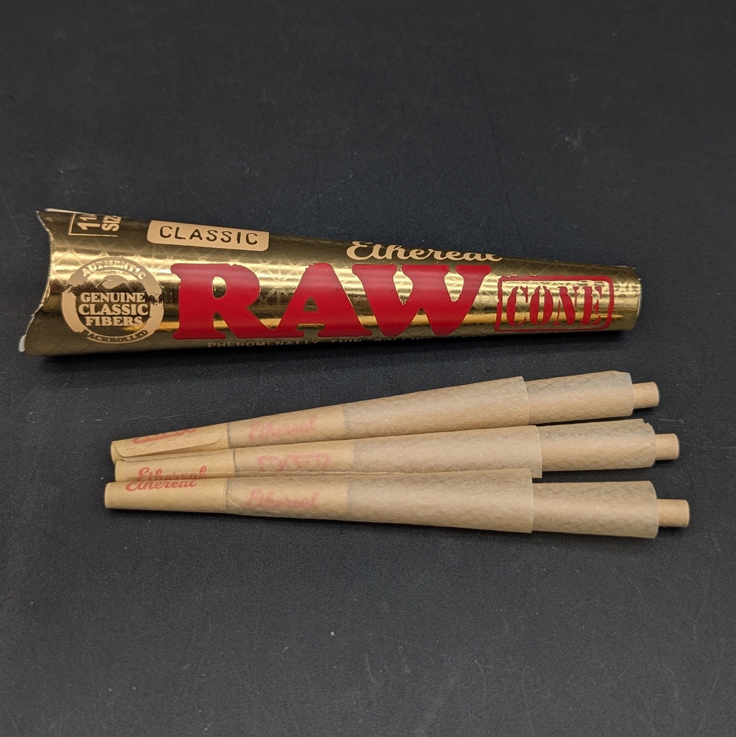 RAW Ethereal Cones - 1 1/4 - 6pk