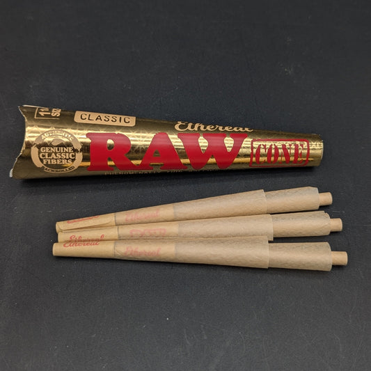 RAW Ethereal Cones - 1 1/4 - 6pk-Meech Madness Smoke Shop