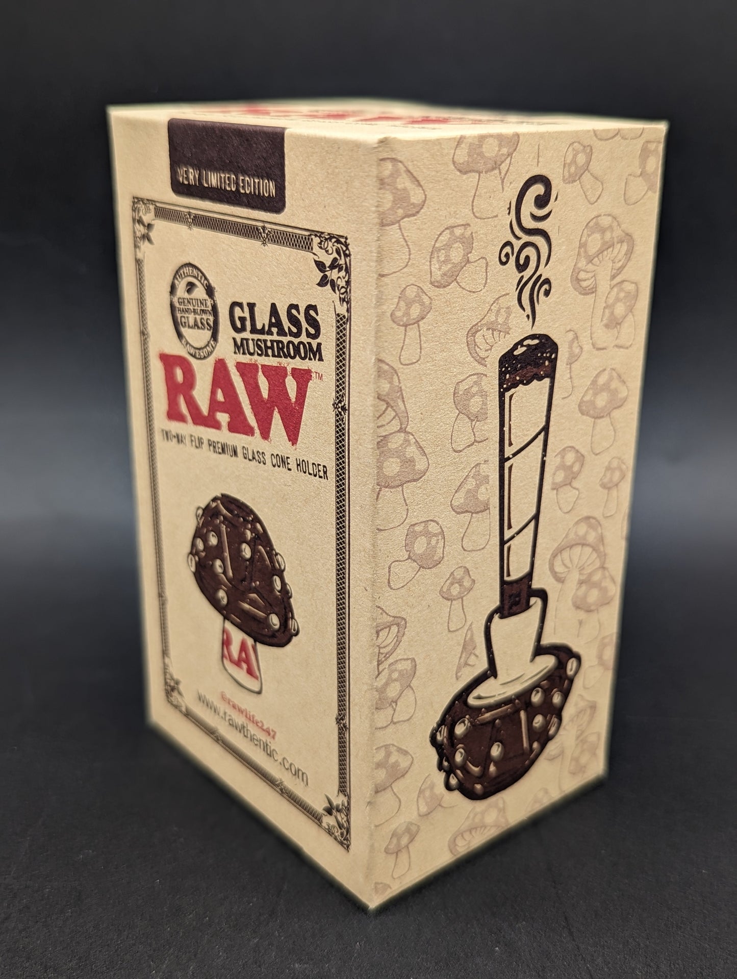 RAW® - Glass Mushroom Cone Holder - Meech Madness Smoke Shop
