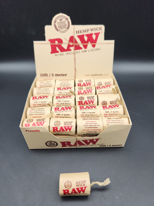 Raw Natural Hemp Wick Rolls | 10ft ea-Avernic Smoke Shop