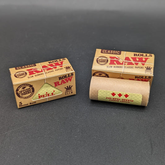 RAW® - Rolls Classic King Size Slim (5m)-Meech Madness Smoke Shop