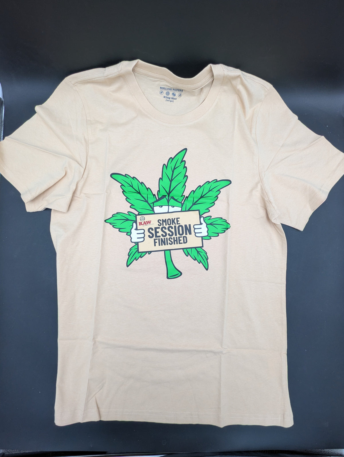 RAW T Shirt Leaf Sesh-Meech Madness Smoke Shop