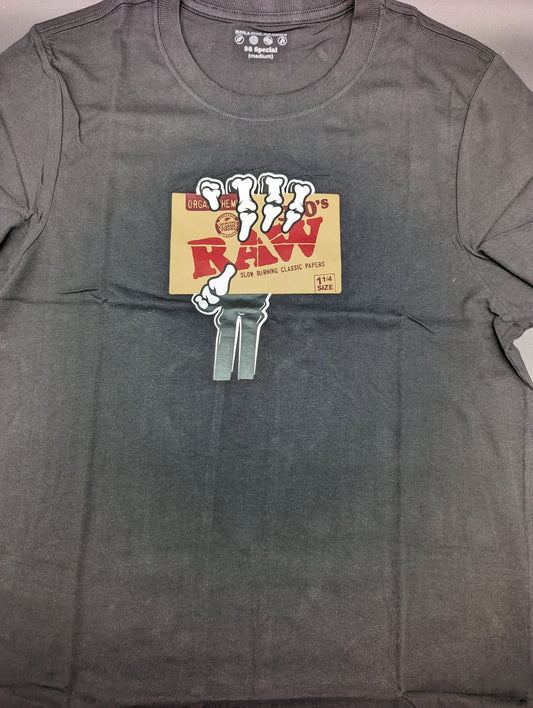 RAW T Shirt - Skeleton Pack - Meech Madness Smoke Shop