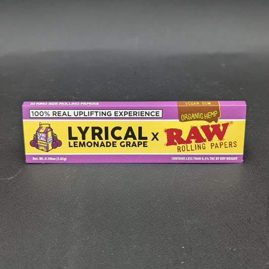 RAW x Lyrical Lemonade Grape Rolling Papers | King Size Wide-Avernic Smoke Shop
