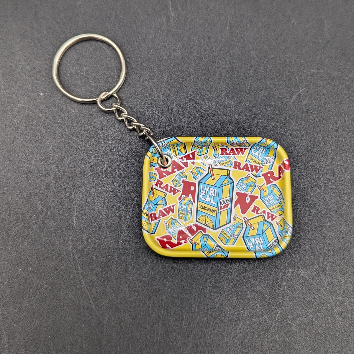 RAW® X Lyrical Lemonade - Tiny Tray - Key Chain-Meech Madness Smoke Shop