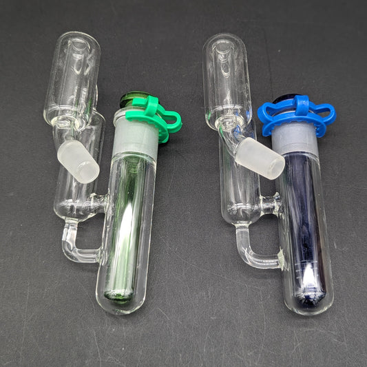 Removeable Downstem Recycler Ash Catcher 14mm 45 Degrees-Avernic Smoke Shop