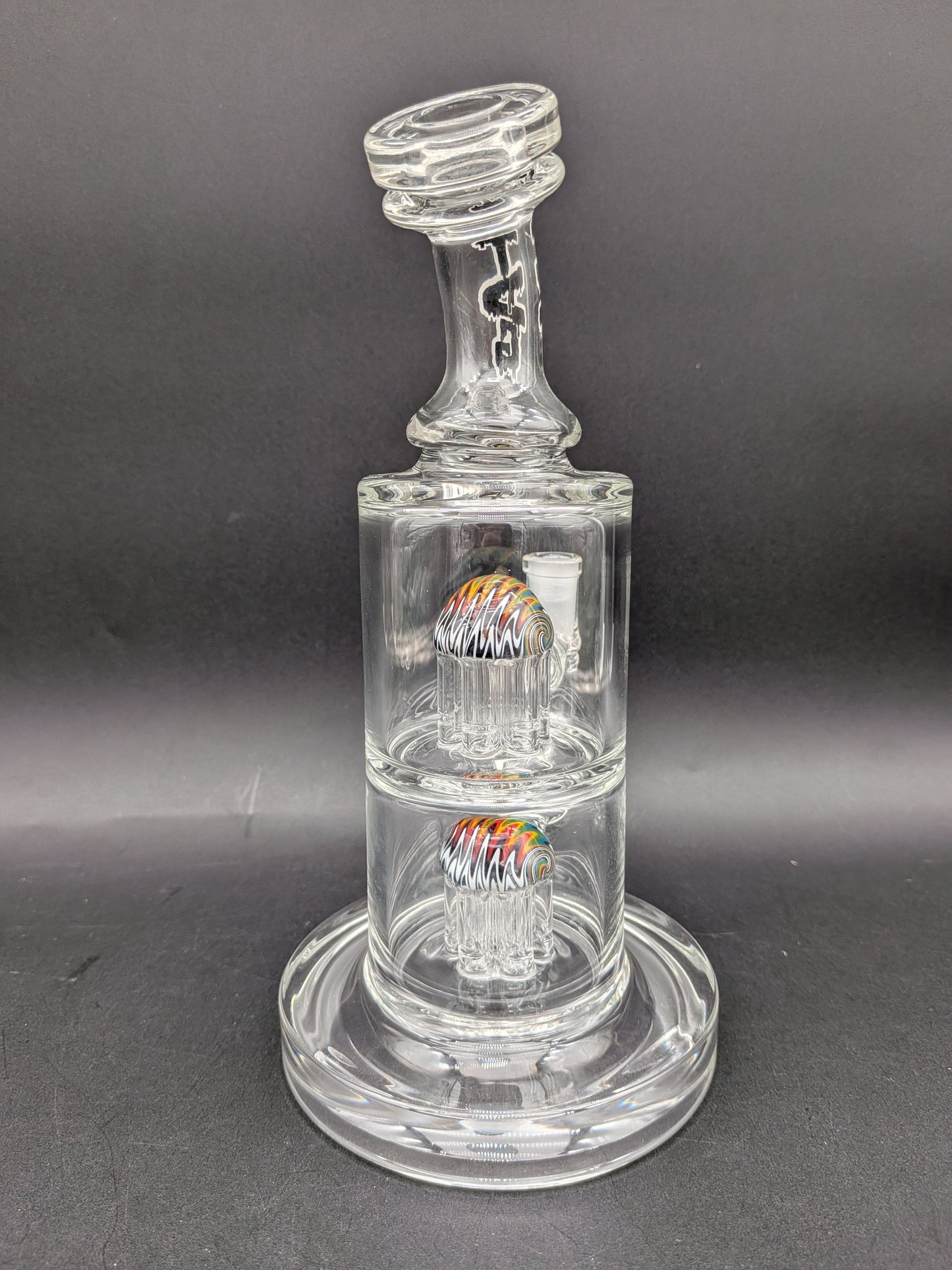 TAG - 8.5" Bent Neck Fixed Double 6-Arm Tree
