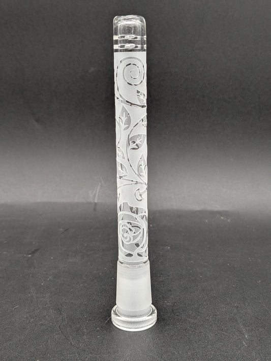 Milkyway Glass "Potion Rose" Downstem - 6"-Avernic Smoke Shop