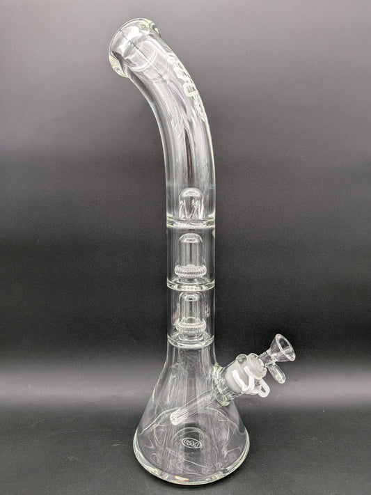 TAG - 18" Bent Neck Double UFO Beaker 50x7MM
