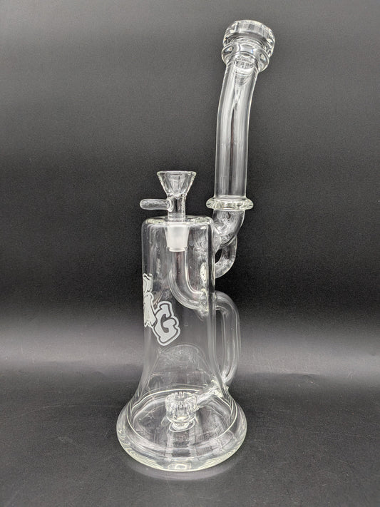 TAG - 12" Sherlock Bubbler w/ Showerhead