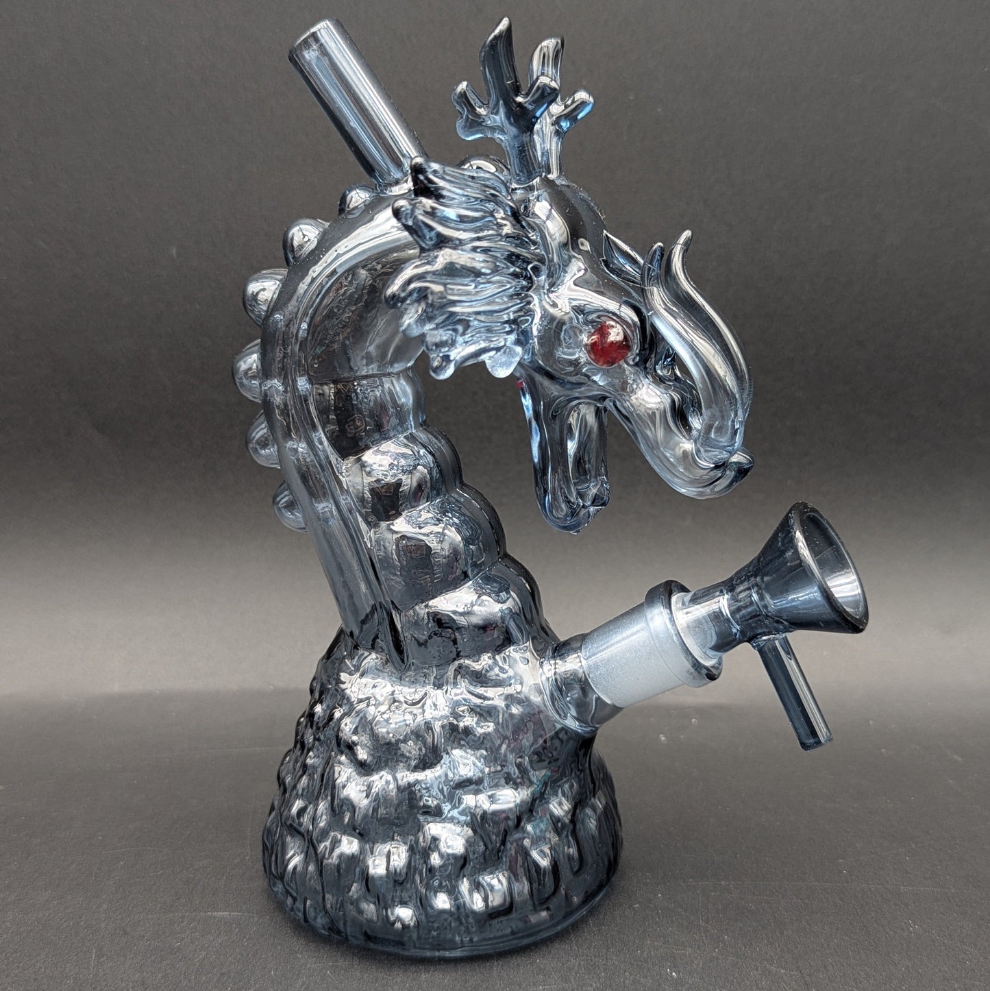 Rising Dragon Glass Water Pipe | 6.75" | 14mm-Avernic Smoke Shop