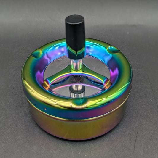 Round Metal Spinning Ashtray-Avernic Smoke Shop