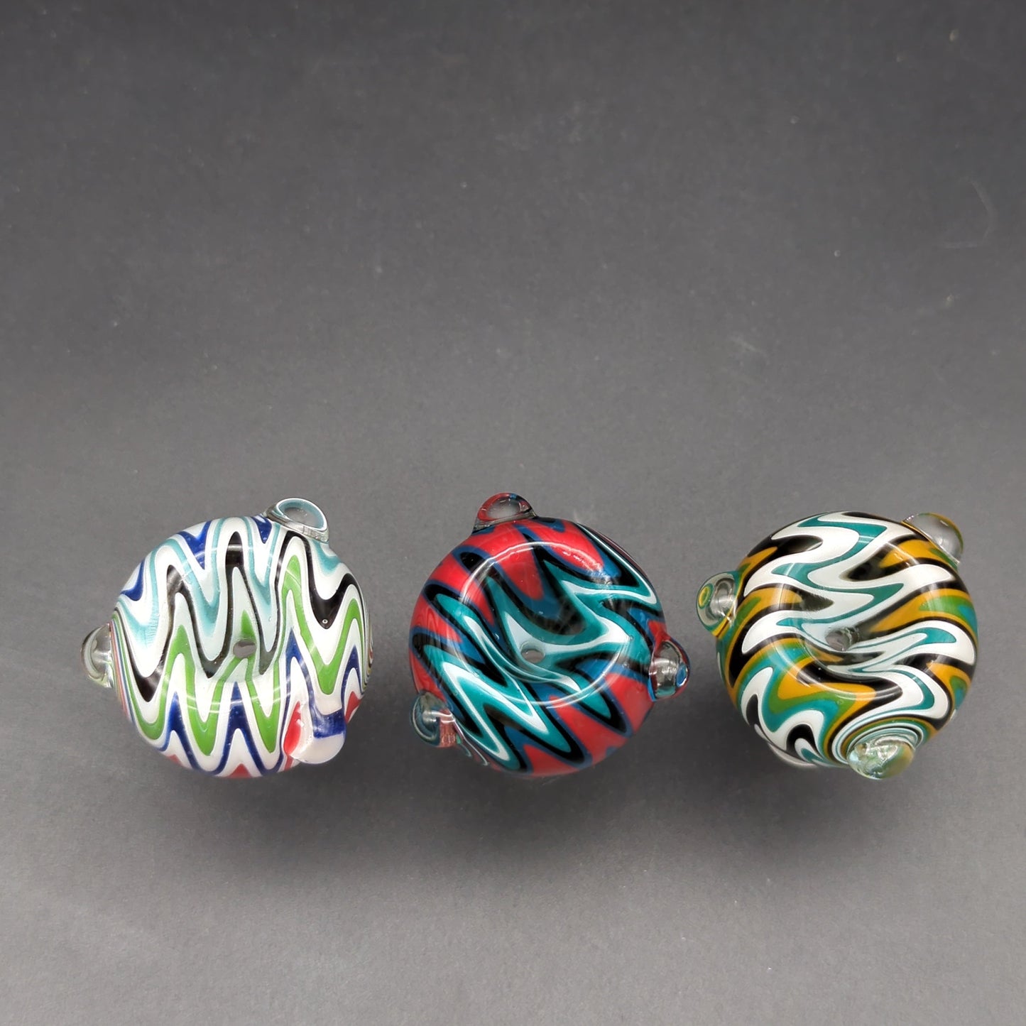 Round Wig Wag Bowl Piece 14mm w/ Studs-Avernic Smoke Shop