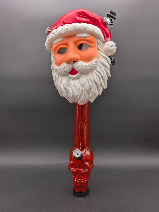 Santa Gas Mask w/ Acrylic Bong
