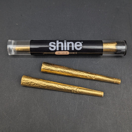 Shine 24K Gold Pre-Rolled Cones-Meech Madness Smoke Shop