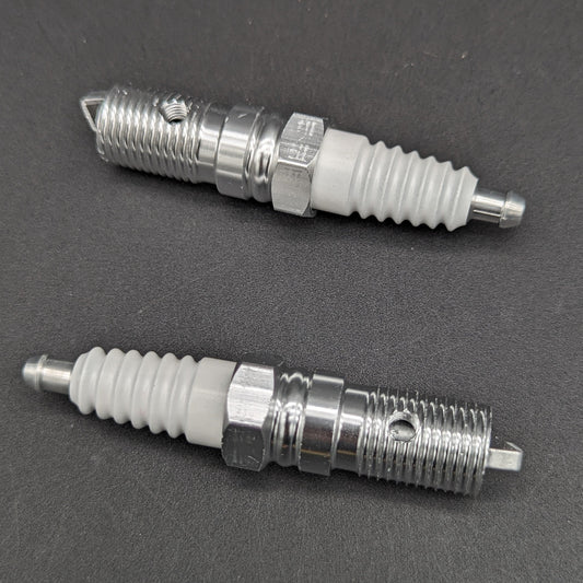 Spark Plug Discrete Metal One Hitter Pipe-Meech Madness Smoke Shop