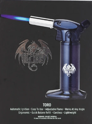 Special Blue "TORO" Flame Torch-Avernic Smoke Shop