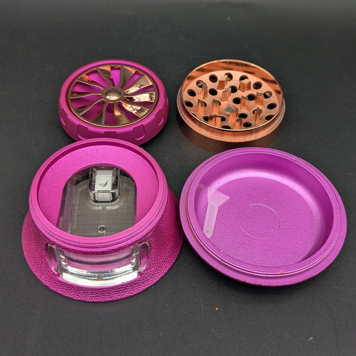 Spinner Wheel Herb Grinder with Drawer-Meech Madness Smoke Shop