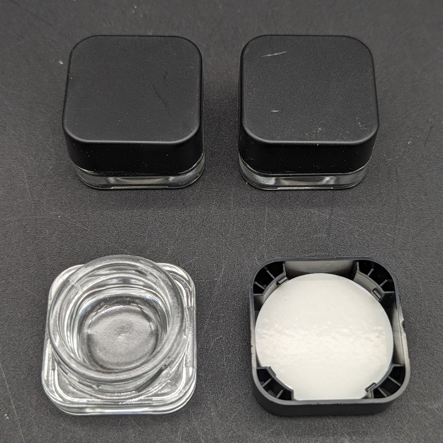 Square Premium Glass Concentrate Jar - 5ml - Meech Madness Smoke Shop