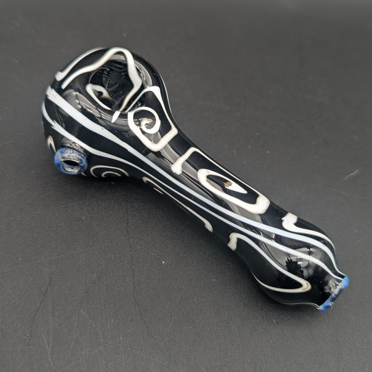 Sqwash Glass Color Swirl Spoon Pipes-Avernic Smoke Shop