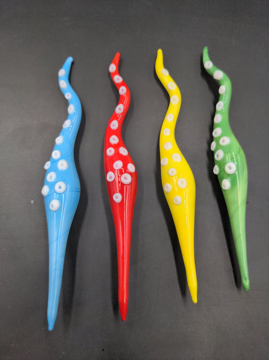 Straight Tentacle Glass Dab Tool - 5"-Avernic Smoke Shop