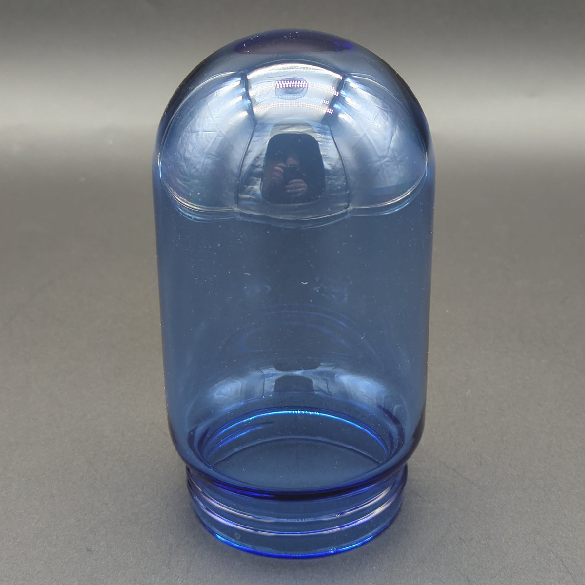 Stündenglass Single Blue Glass Globe-Meech Madness Smoke Shop