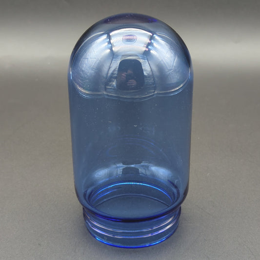 Stündenglass Single Blue Glass Globe-Meech Madness Smoke Shop